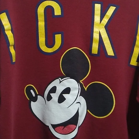 SALE! RARE! 90's Vintage Ultimate Boss Mickey Mouse Sweater Sz.L (BX14) - Picture 3 of 11